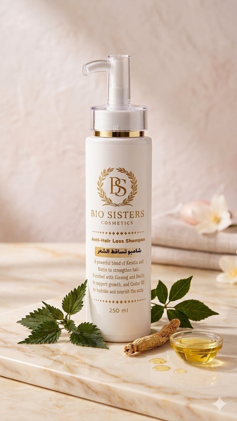 Shampooing Anti-Chute Cheveux Naturel Sans Sulfate Cuir Chevelu Sensible