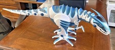 2005 WowWee Roboraptor 32" Robot- Rare Blue/White - Works /NO REMOTE 