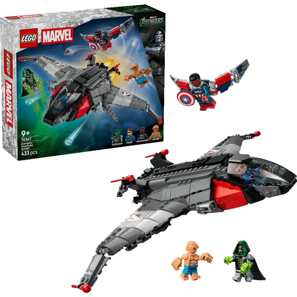 LEGO Super Heroes 76347 Avengers: Doomsday Quinjet Klemmbausteine Bausatz
