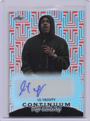 #ad 2023 Leaf Pop Century Lil Yachty Red Auto 49 #BA LY1 319 $19.99