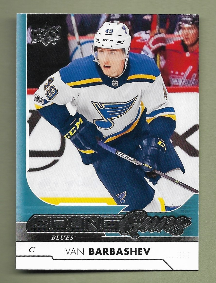 IVAN BARBASHEV 2017-18 UPPER DECK YOUNG GUNS ROOKIE RC CARD #230 NHL STAR!!