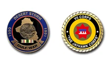 US Army VII Corps Desert Storm/Gulf War Challenge Coin Officially Licensed