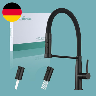 2025 Wasserhahn Küche - Küchenarmatur Mit Ausziehbarer Brause, Hochdruck Mischba