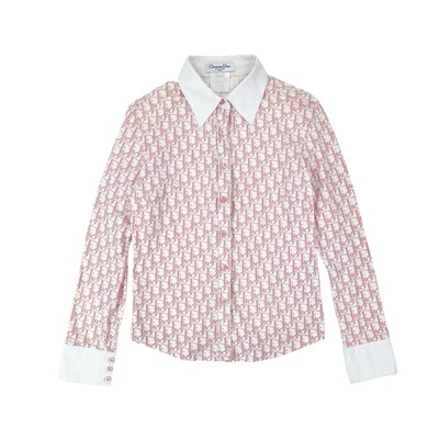 Original Christian Dior Oblique Monogram Luxus Designer Hemd Shirt / Gr. IT50