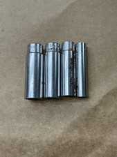 Snap On STMD 4Pc Sockets 1/4" Dr 12 Pt SAE STMD6  STMD14 3/16”- 7/16" 9/32"