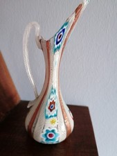 Vintage Murano Zanfirico Millefiori Laticino Venini Fratelli Toso Fadenglas 