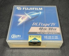 1 NEW SEALED SINGLE FUJIFILM DLT TAPE 4 IV 40GB 80GB ATOMM DATA CARTRIDGE TAPE