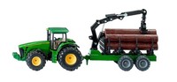 Siku Spielzeugtraktor Mit ForstanhäNger FARMER-1954 John Deere 8430 1:50