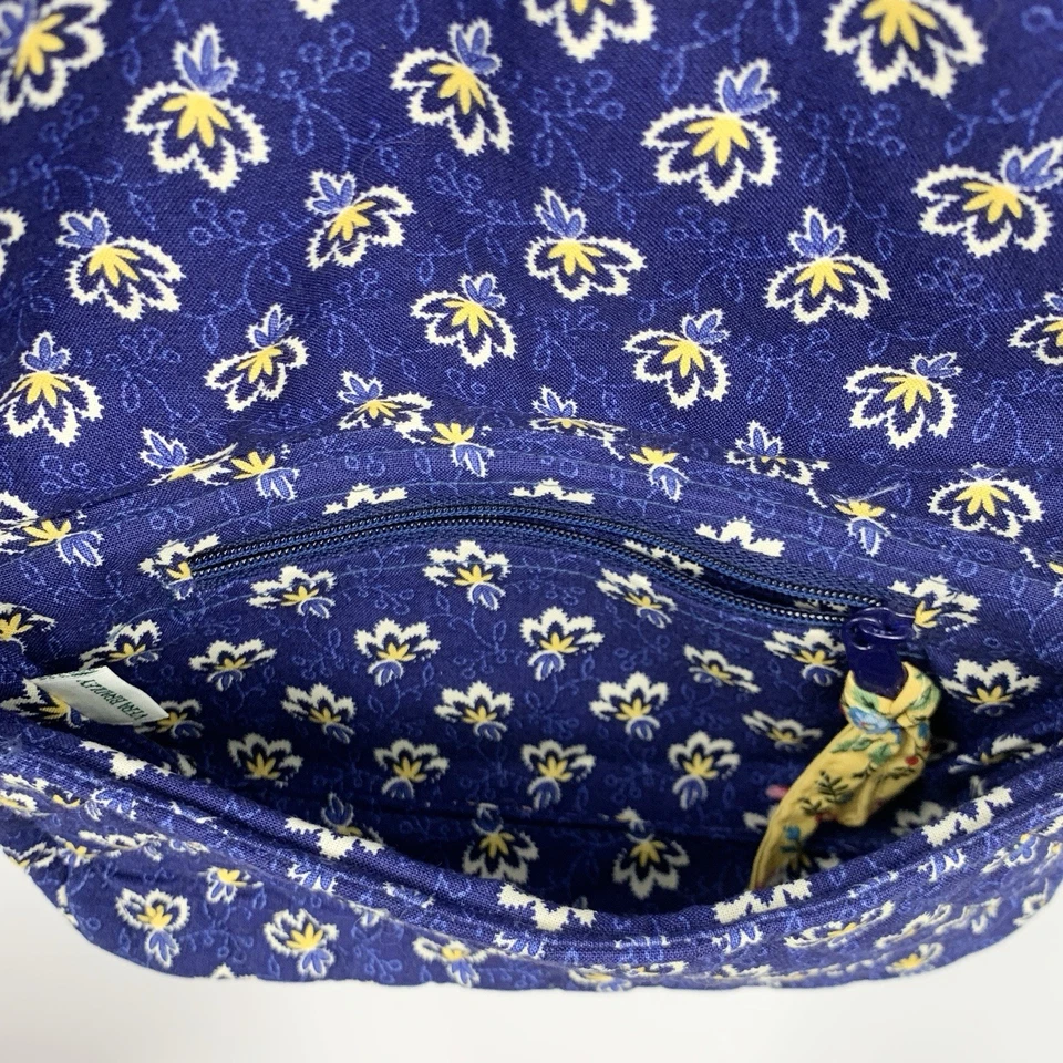 Vera Bradley Cartera Mini Bolso de Hombro Pequeño Retirado Azul Madison Estampado Floral Foto 4 de 4