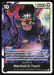 Marshall D. Teach OP09-093 SR Foil - One Piece Emperors in the New World