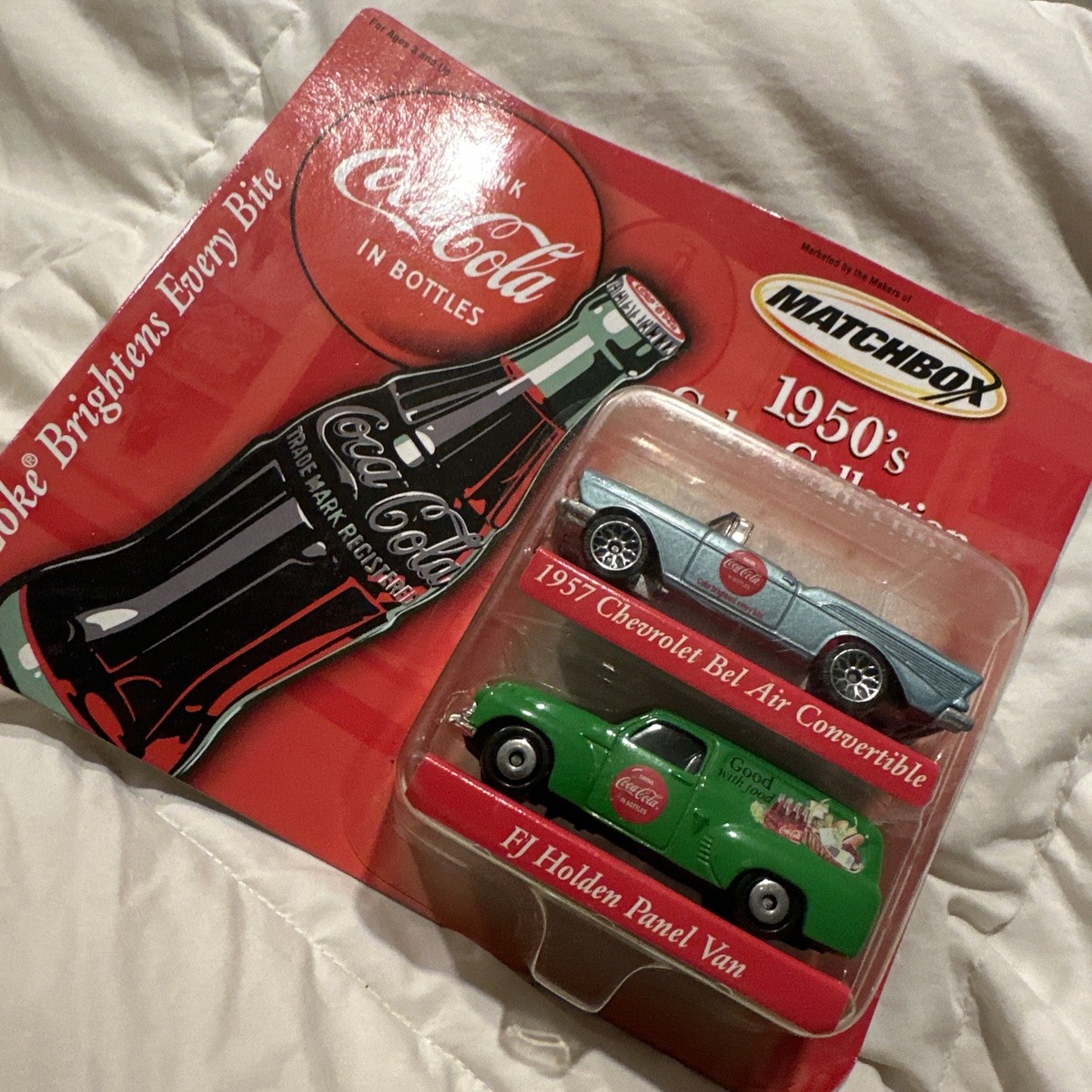 Matchbox 2001 / 1950's Coke Collection Chevy BEL AIR Convertible