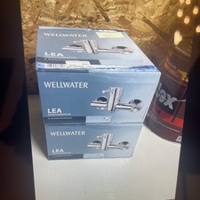 2Stück Wellwater LEA Duscharmatur Messing verchromt 