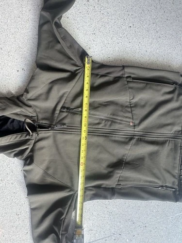 Beretta Olive Green Softshell Hooded Jacket Full Zip Outdoor Hunting - Men's M image 11