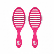 Wet Brush Speed Dry Hair Brush Pink Vented Detangler Blow Dry Safe 2 Pack
