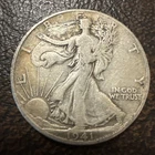 1941 Walking Liberty Half Dollar, 90% Silver