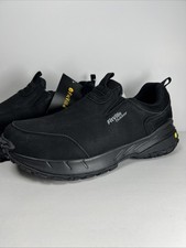 FitVille Mens Wide Slip on Hiking Walking Outdoor Shoes Trekking Loafer Non-Slip