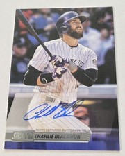 Charlie Blackmon 2014 Stadium Club Autograph Insert Card