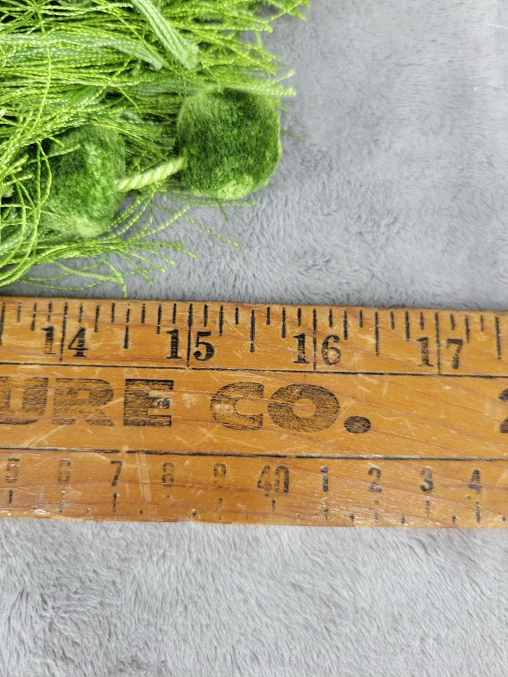 "Juego de 2 borlas grandes de 16"" de largo con borlas verdes claras para cortinas Vatican Homes" Foto 4 de 4