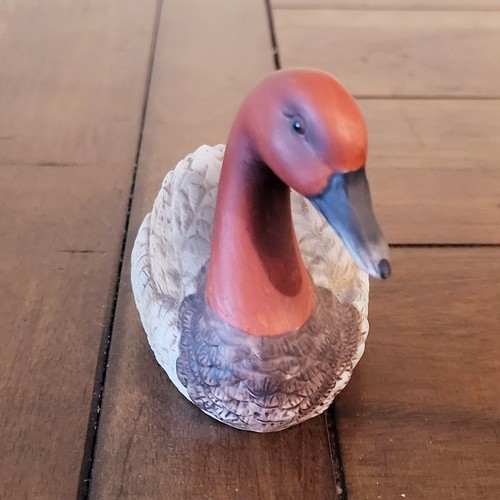 Duck, Lefton American Decoy 1983 Canvasback Figurine Vintage - Picture 2 of 5