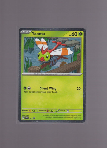 Yanma SVP185 Scarlet Violet Black Star Promo Cosmos Holo Pokemon TCG Card NM