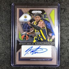 2023-24 Prizm EuroLeague JOHNATHAN MOTLEY Signatures Auto Base #JMT