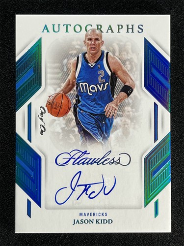 1/1 One Of One ! 2022-23 Panini Flawless Jason Kidd Platinum Auto #FA-JKD