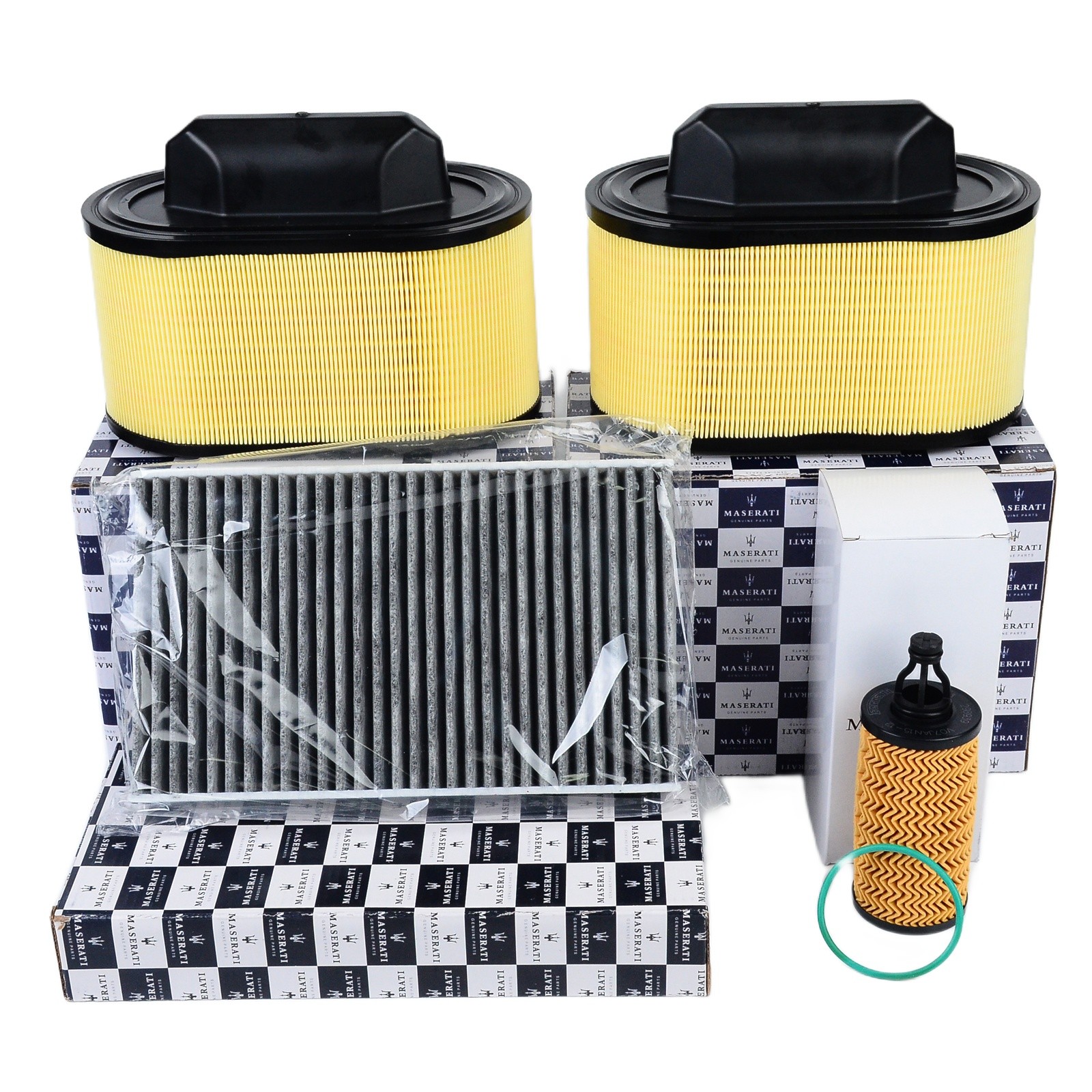 Complete Oil Air Cabin Filter Set for Maserati Ghibli Quattroporte Levante