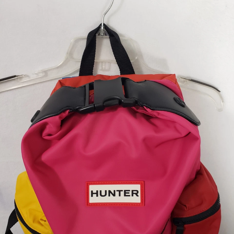 Mochila Hunter Colorblock Mini Top Clip Estampado Arco Iris Foto 3 de 4