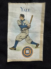 c1910s S22 Murad Cigarettes tobacco silk YALE UNIVERSITY Baseball Batter 