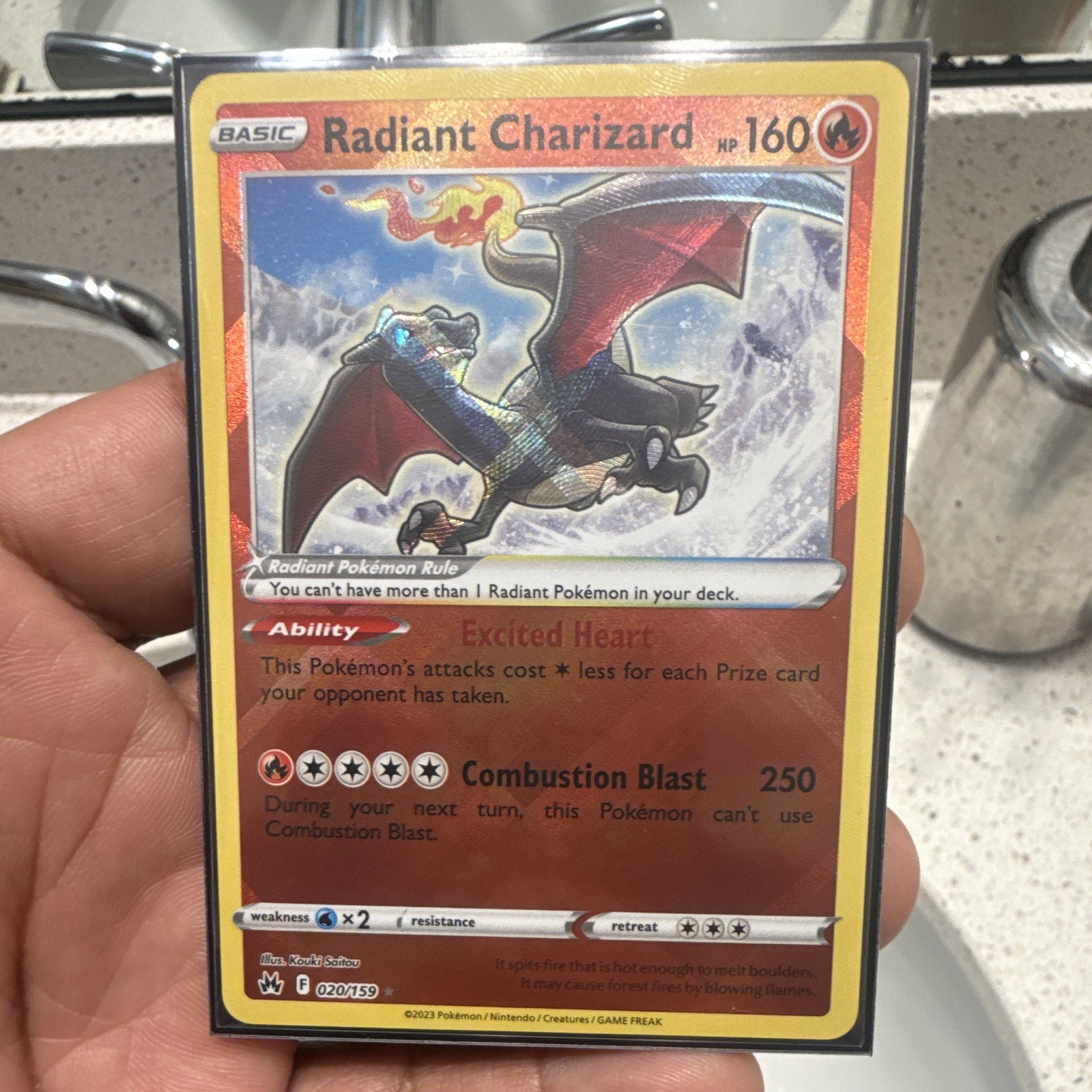 Radiant Charizard 020/159 SWSH: Crown Zenith Holo