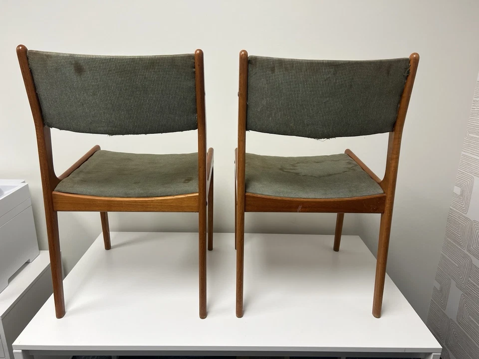 Sillas mobler danesas MCM (par) Foto 2 de 4