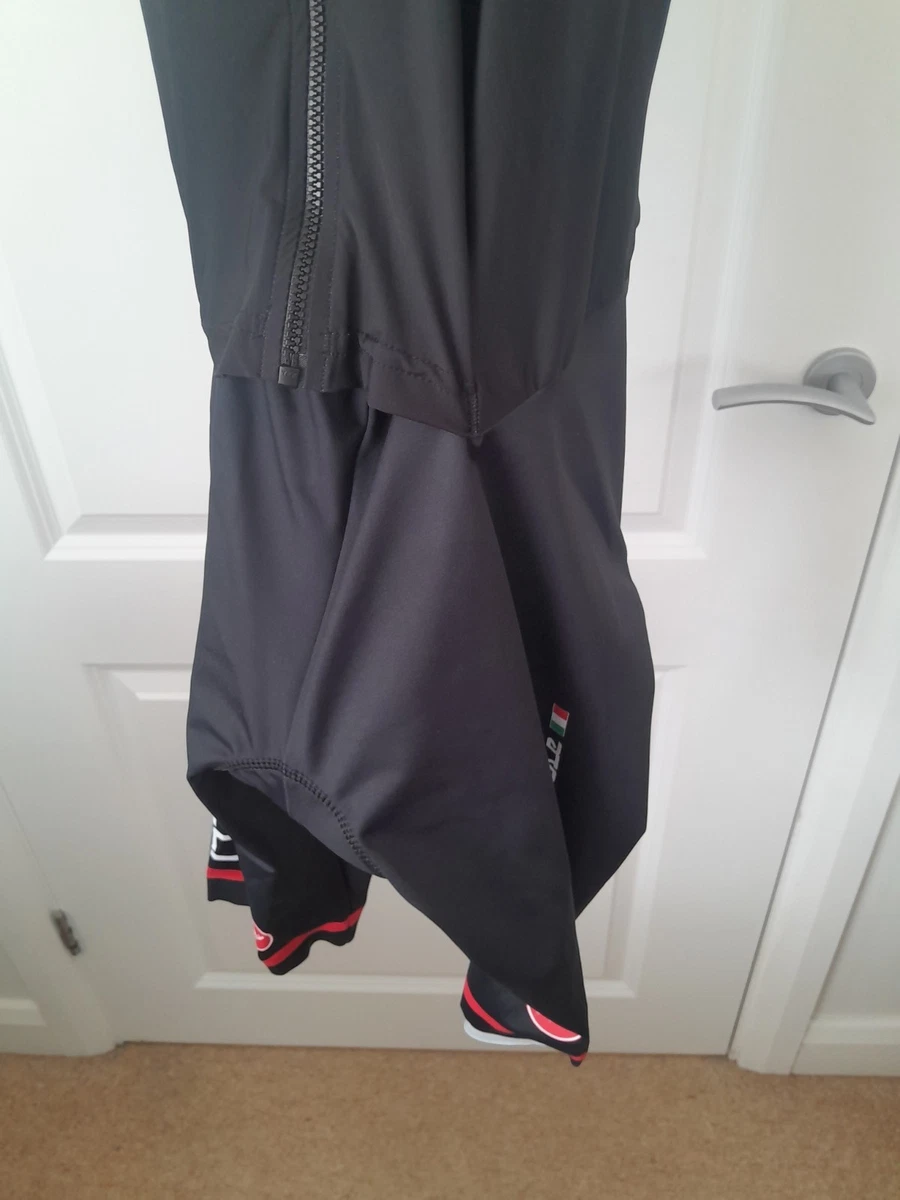 Traje de triatlón Castelli PR para hombre manga corta mediano, negro