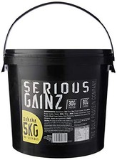 Serious Gainz Mass Gainer Protein Powder Banana 5kg 9.76 per kilo