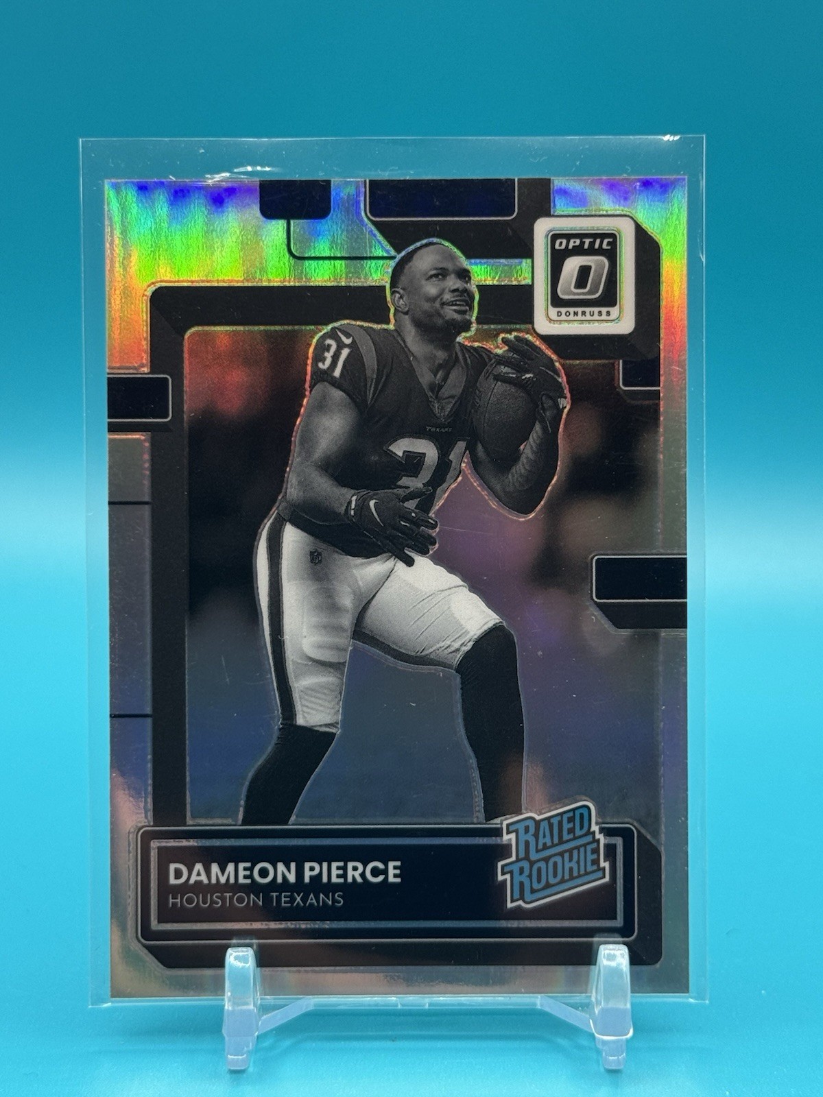 2022 Panini Donruss Optic Negative Variation Silver Dameon Pierce #240 Rookie