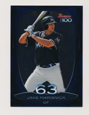 JAKE MARISNICK ⚾ 2013 Bowman Chrome Top 100 Prospects Insert #BTP-63 Marlins