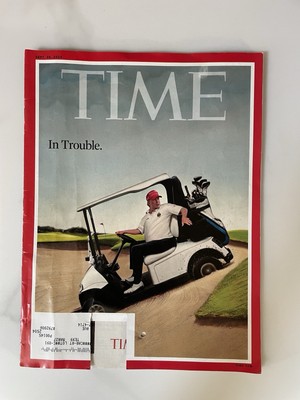 TIME MAGAZINE Sep 30, 2024 Donald Trump Golf Cart Cover