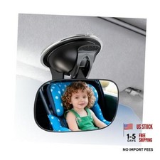 Baby Car Mirror, 360 Adjustable Suction Cup Vehicle Wide Suction Cup Style
