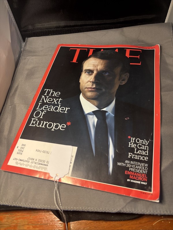 Time Magazine NOV 20, 2017 The Next Leader of Europe. If Only He Can Lead France