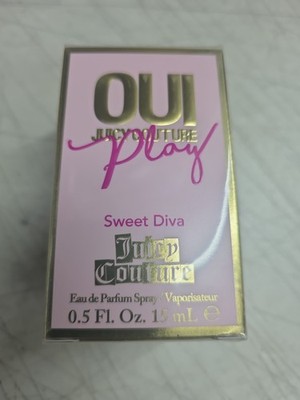 OUI Play Sweet Diva Juicy Couture Eau de Parfum  .5 oz   New Open Box