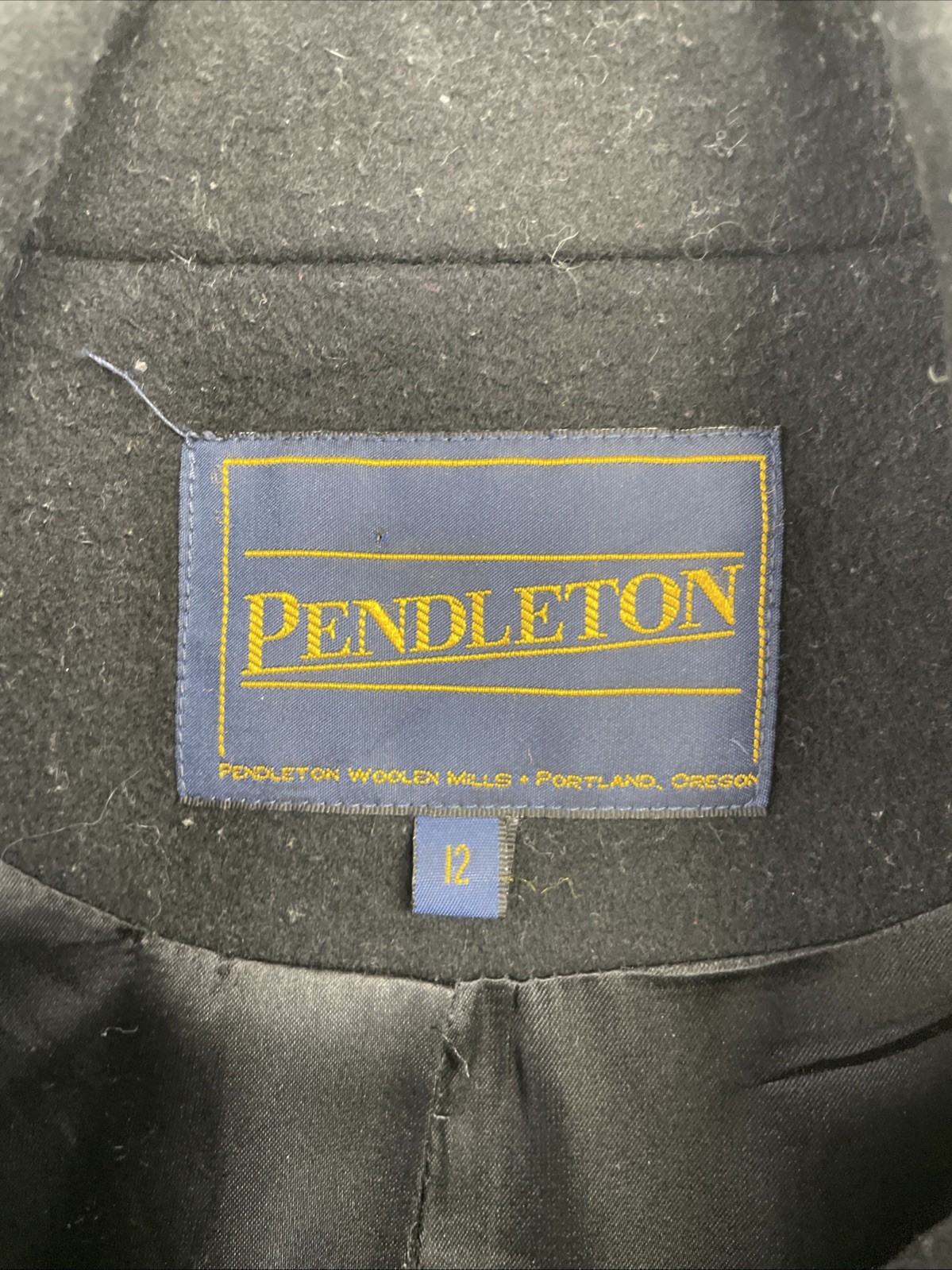 Pendleton Double Breasted Wool Coat Jacket Womens… - image 3
