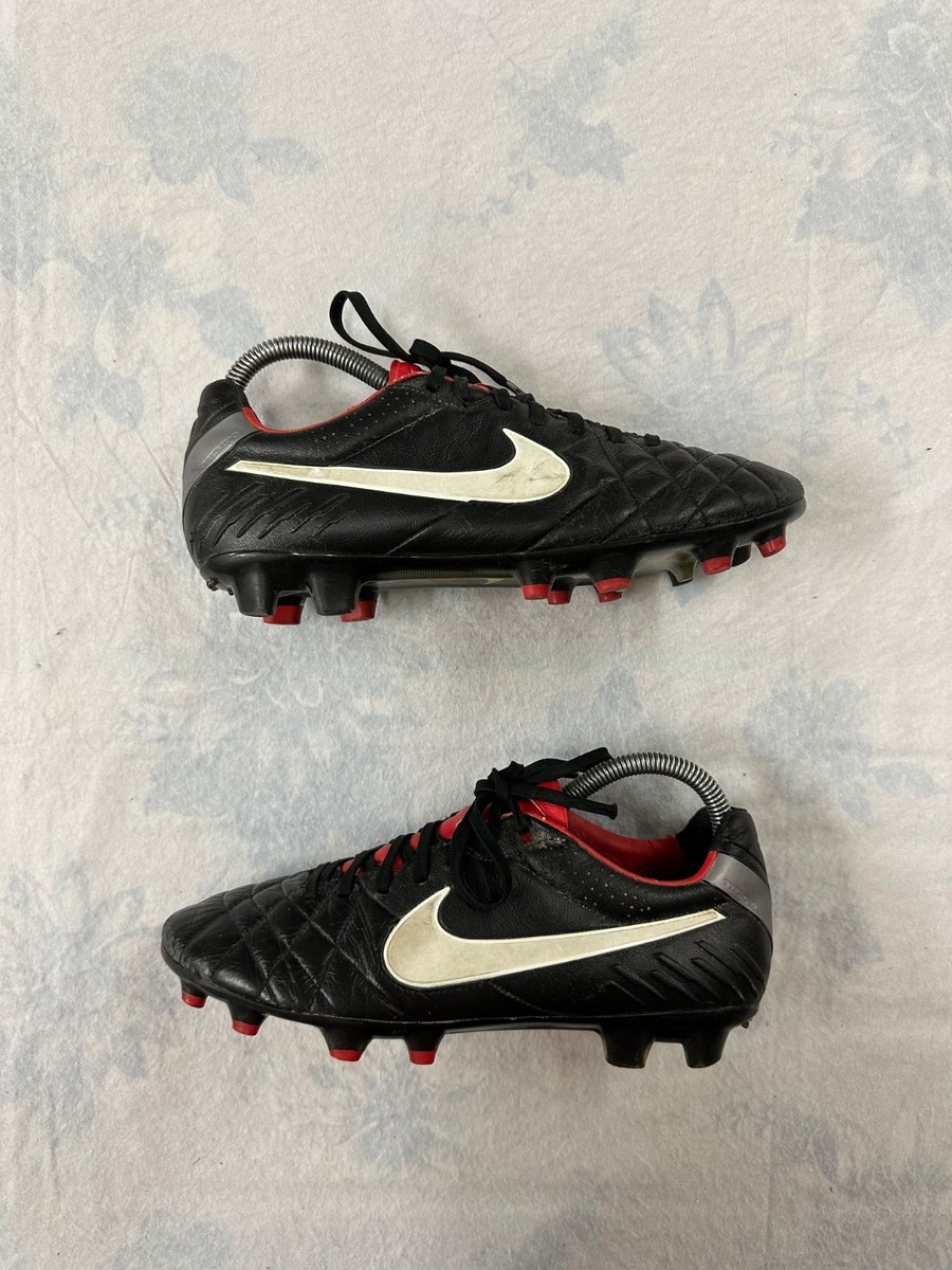 Nike Tiempo Legend IV FG Elite Leather Black Soccer Cleats