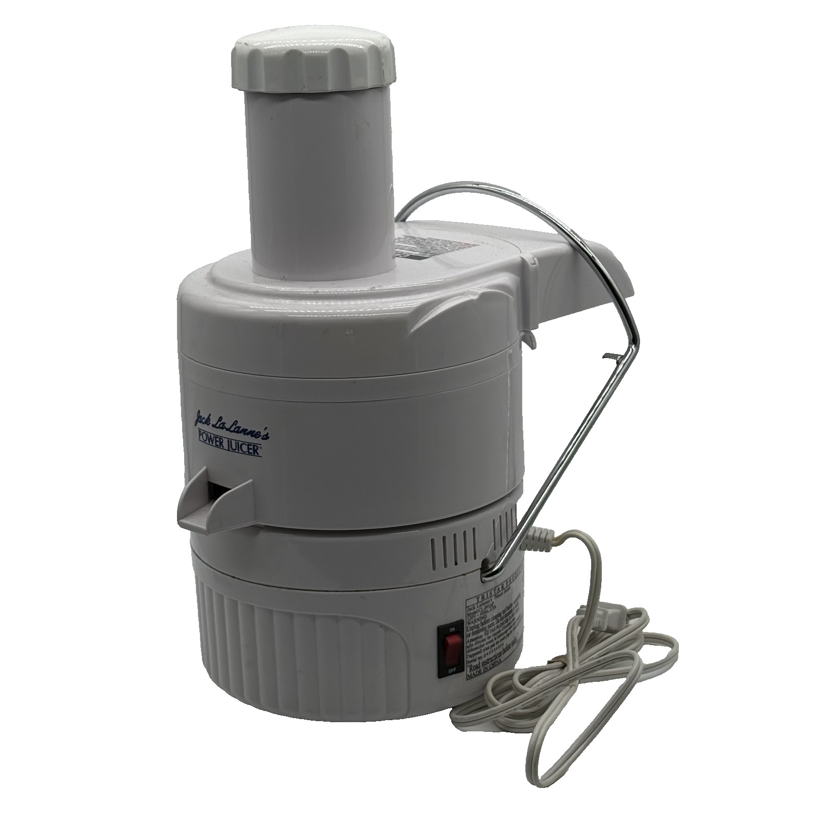 Jack LaLanne's Power Juicer CL-003AP Pulp Juice Extractor No Pulp Bin