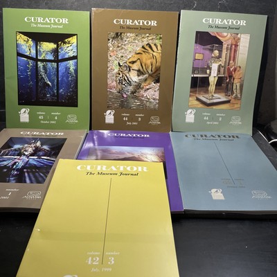 Curator The Museum Journal 1999-2002 California Academy Of Sciences 7 Issues