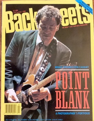 VTG Backstreets Magazine #29  Summer 1989 Bruce Springsteen ''Point Blank''
