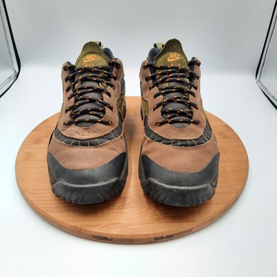 Vintage Nike ACG Air Eebah Mens 9.5 Shoes Olive Brown Suede Hiking Sneakers 90s Vintage 90 main image 4