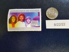 Robin Barry Maurice Gibb The Bee Gees 2010 Republique De Guinee Stamp (d)