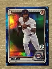2021 Bowman - ALERICK SOULARIE RC - Blue Bowman Logo SP /150 - Twins Rookie
