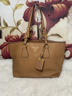 Prada Vitello Phenix Leather Tote