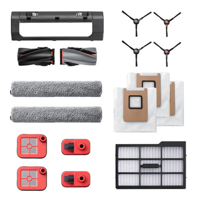 Robovac Accessory Kit: Side Brush, Filter, Roller Brush & More for Omni E25/E28