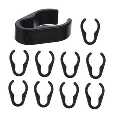 10 PCS Microphone Cable Clip Plastic Wire Bracket Fits 15-20 mm / 0.6-0.8 in